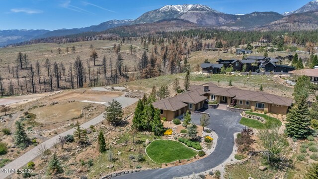 227 S Earlham, Reno, NV 89511 - aerial view of property and surrounding area featuring a mountain backdrop