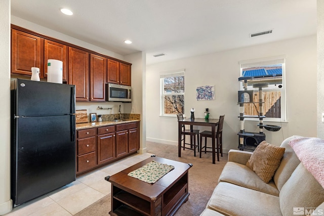 2780 Tobiano Dr, Reno, NV 89521 - living area featuring recessed lighting, baseboards, and light tile patterned floors