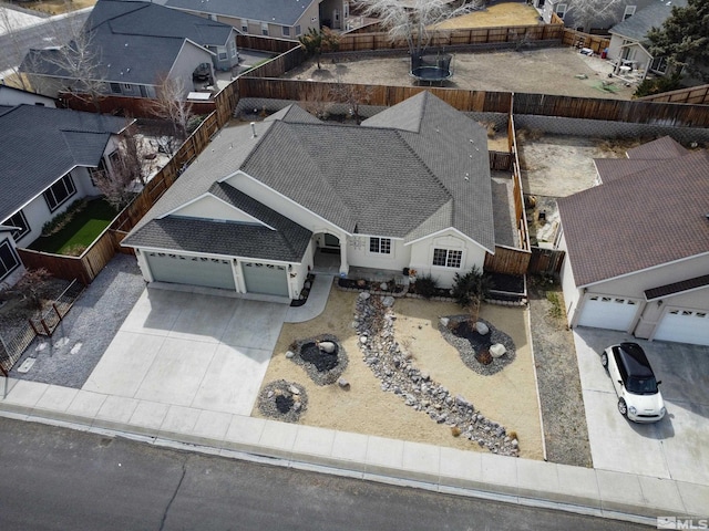 953 Julia Ln, Fernley, NV 89408 - aerial perspective of suburban area
