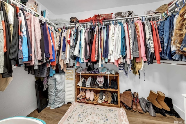 953 Julia Ln, Fernley, NV 89408 - walk in closet featuring wood finished floors