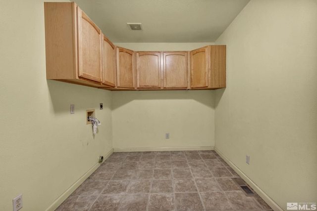6100 Sage Flat Rd, Reno, NV 89510 - clothes washing area featuring cabinet space, electric dryer hookup, washer hookup, and baseboards