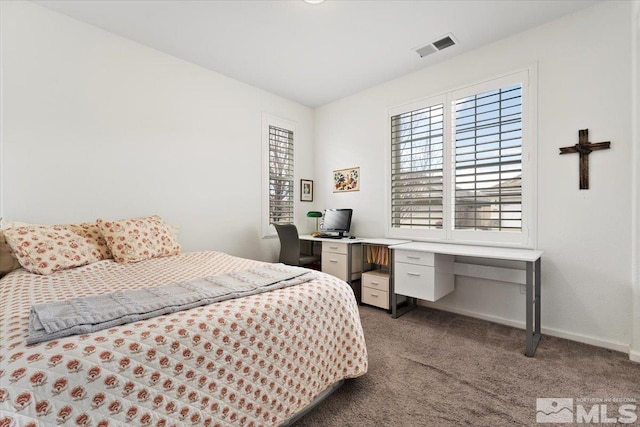 9820 Hafflinger Ln, Reno, NV 89521 - carpeted bedroom featuring an office area and baseboards