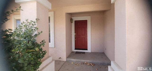 933 Julia Ln, Fernley, NV 89408 - property entrance with stucco siding
