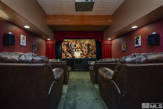 1101 Sierra Country Ct, Gardnerville, NV 89460 - cinema featuring carpet flooring and recessed lighting
