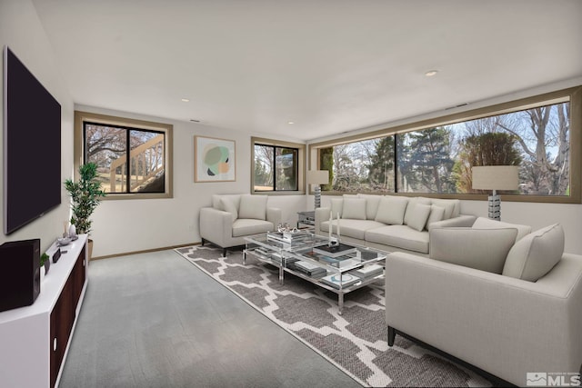 2570 Spinnaker Dr, Reno, NV 89519 - living area with baseboards and recessed lighting