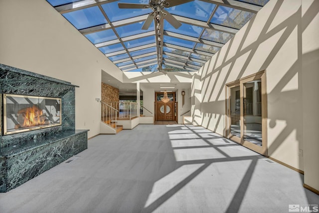 2570 Spinnaker Dr, Reno, NV 89519 - view of patio featuring a fireplace