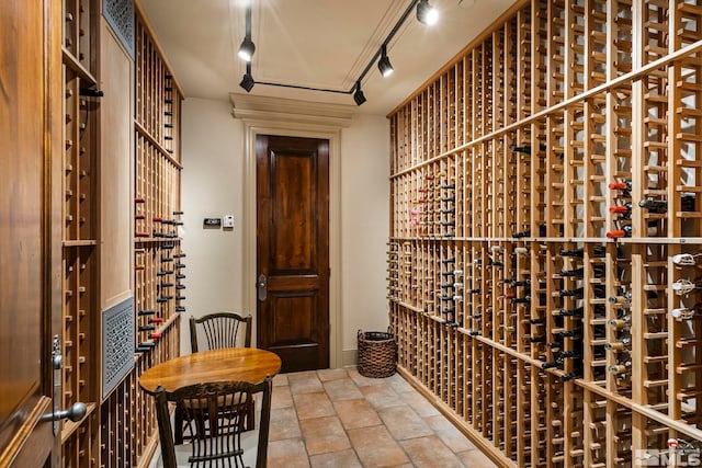 6025 Lake Geneva, Reno, NV 89511 - wine room featuring stone finish flooring and rail lighting