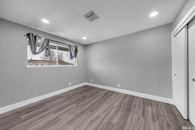 4 Smithridge, Reno, NV 89502 - unfurnished bedroom featuring wood finished floors, a closet, recessed lighting, and baseboards