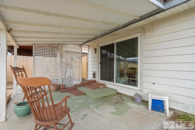 3230 Downey Ave, Reno, NV 89503 - view of patio featuring fence and entry steps