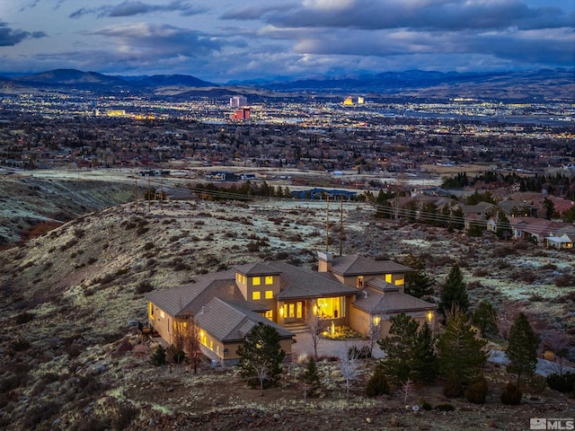 3605 Silver Vista Dr, Reno, NV 89511 - view of subject property with a mountain backdrop