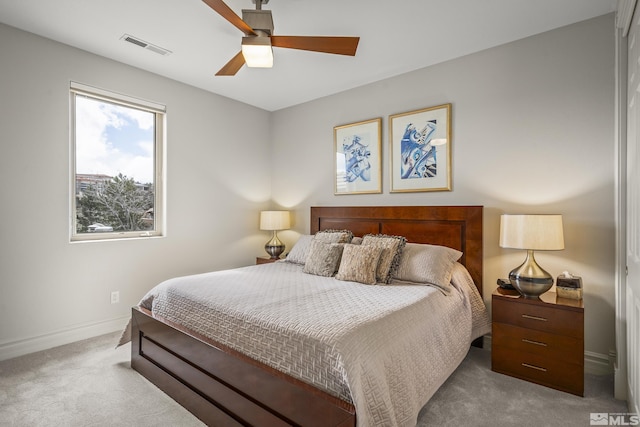 3605 Silver Vista Dr, Reno, NV 89511 - carpeted bedroom with baseboards and a ceiling fan