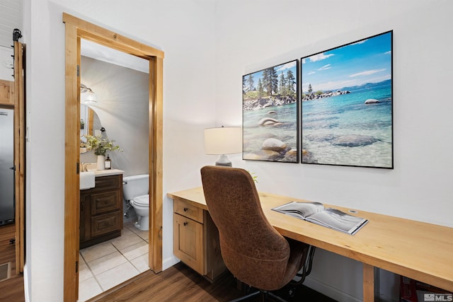321 Ski Way Unit 29, Incline Village, NV 89451 - home office featuring dark wood-style flooring