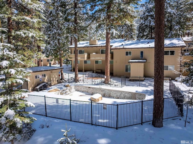 321 Ski Way Unit 29, Incline Village, NV 89451 - snow covered house with fence