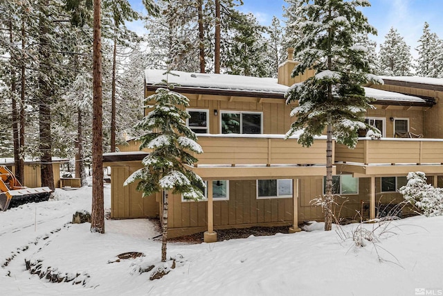 321 Ski Way Unit 29, Incline Village, NV 89451 - view of snow covered back of property