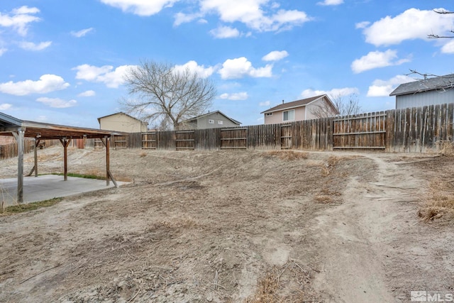 152 Desert Springs Ct, Fernley, NV 89408 - fenced backyard with a patio