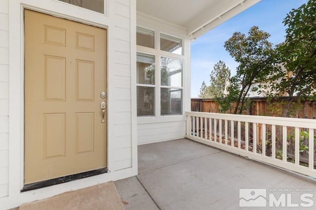 609 Caughlin, Reno, NV 89519 - entrance to property featuring covered porch and fence