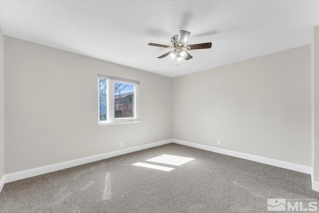 530 E Patriot Blvd, Reno, NV 89511 - empty room with baseboards, a ceiling fan, and carpet flooring