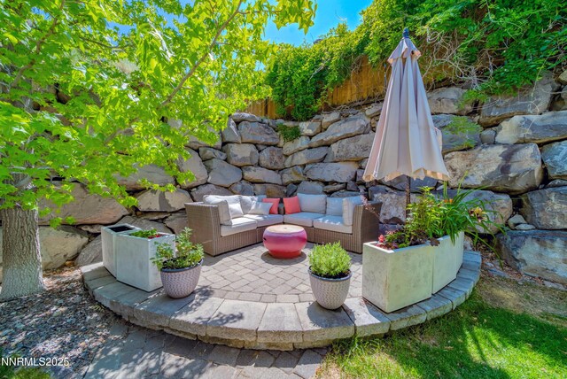 4940 Turning Leaf Way, Reno, NV 89519 - view of patio / terrace featuring an outdoor living space