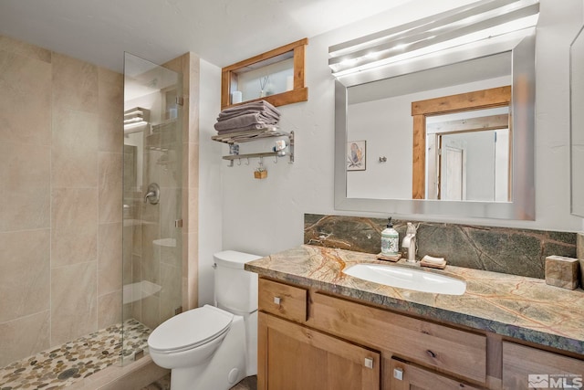 396 Tramway Dr # 3, Stateline, NV 89449 - full bath featuring a stall shower, toilet, and vanity