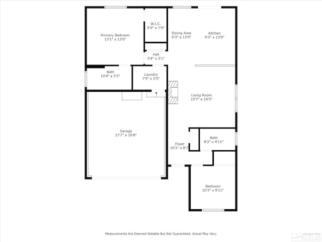 7433 Gannon Dr, Reno, NV 89506 - home floor plan