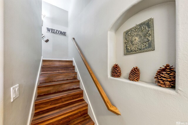 400 Fairview Blvd Unit 217, Incline Village, NV 89451 - stairs with wood finished floors