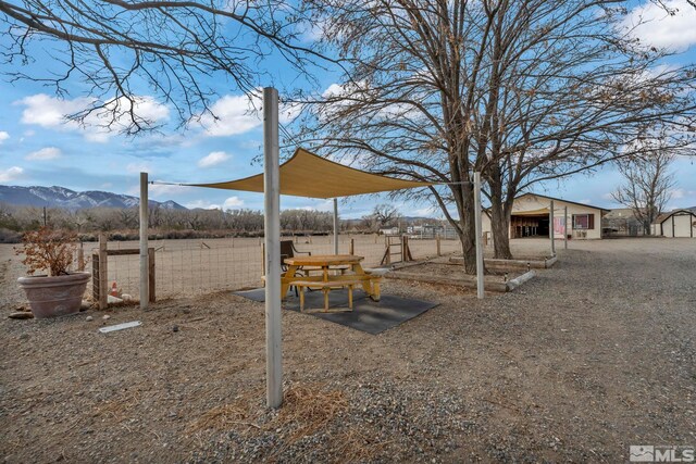 285 James Ave, Dayton, NV 89403 - view of yard with fence and a mountain view