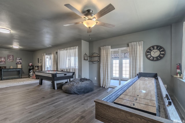 1875 View Ct, Fernley, NV 89408 - game room with healthy amount of natural light, wood finished floors, baseboards, and billiards