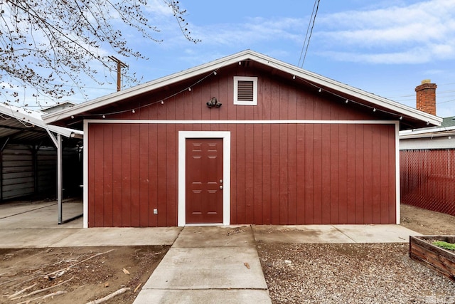 435 14th St, Sparks, NV 89431 - view of outdoor structure featuring an outdoor structure and fence