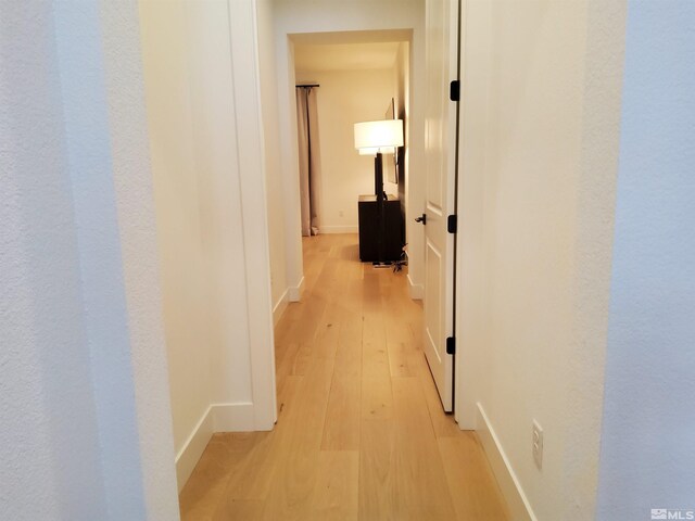 5449 Side Saddle Trl, Reno, NV 89511 - hall with light wood-style flooring and baseboards