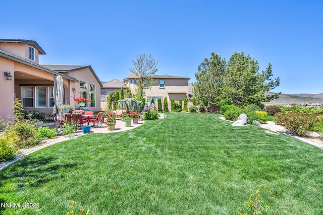 10100 Via Ponte, Reno, NV 89511 - view of green lawn with a patio