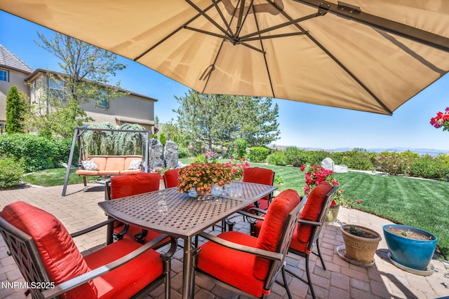 10100 Via Ponte, Reno, NV 89511 - view of patio / terrace with outdoor dining area