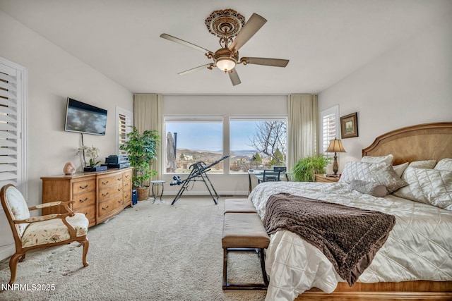 10100 Via Ponte, Reno, NV 89511 - bedroom with light carpet and ceiling fan