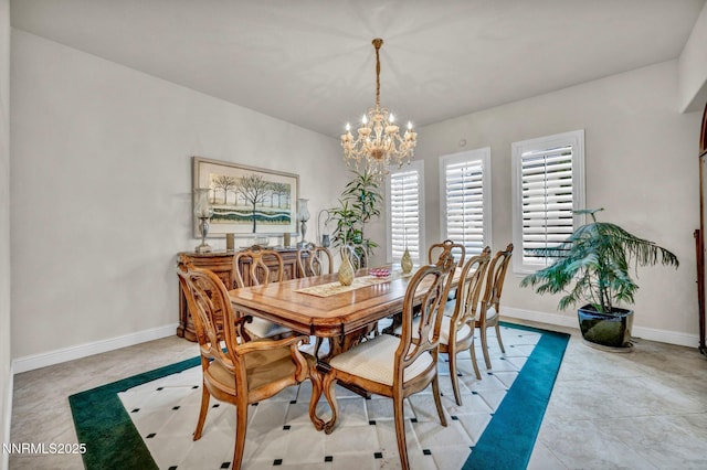 10100 Via Ponte, Reno, NV 89511 - dining area with a chandelier and baseboards