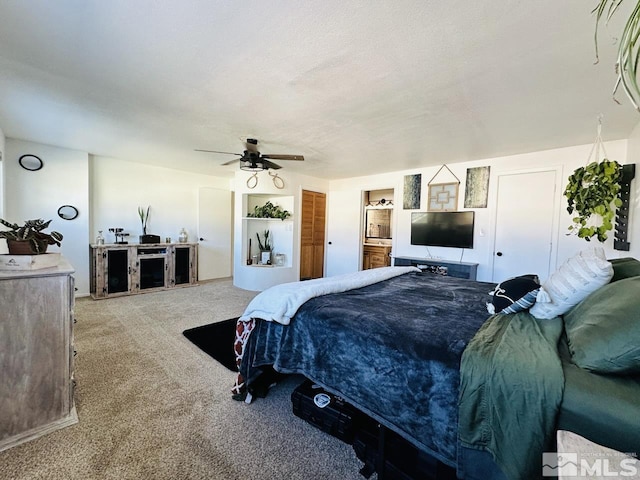 3940 Pheasant, Carson City, NV 89701 - bedroom with light colored carpet and ceiling fan
