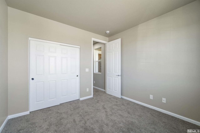 7117 Mustengo Dr, Reno, NV 89506 - unfurnished bedroom featuring carpet flooring, baseboards, and a closet