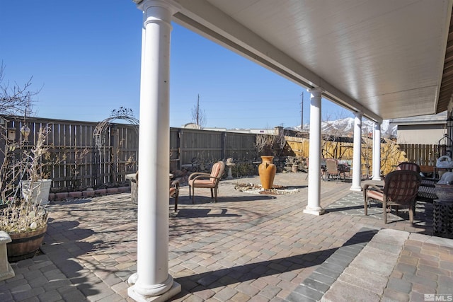 7117 Mustengo Dr, Reno, NV 89506 - view of patio / terrace with a fenced backyard