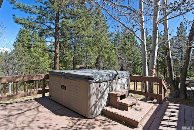 205 Scotch Pine Rd, Reno, NV 89511 - deck with a hot tub