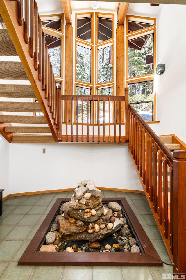 513 Lucille Dr, Incline Village, NV 89451 - stairway with baseboards