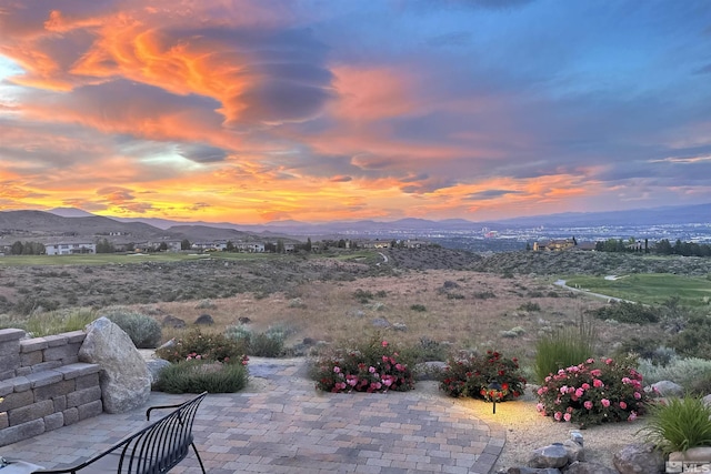 4020 Cocopah Ct, Reno, NV 89511 - view of patio / terrace featuring a mountain view