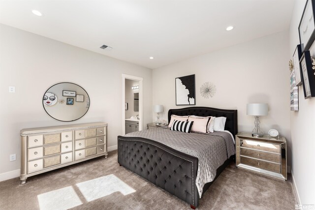 8956 Suncreek Trl, Reno, NV 89523 - carpeted bedroom featuring recessed lighting and ensuite bath