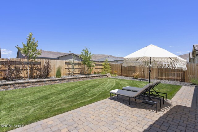 2313 Blushing Rock Dr, Reno, NV 89521 - fenced backyard featuring a patio