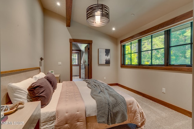 4250 N Lake Blvd, Carnelian Bay, CA 96140 - bedroom featuring light carpet and recessed lighting