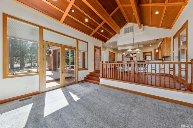 210 Sheridan Creek Ct, Gardnerville, NV 89460 - unfurnished sunroom featuring french doors