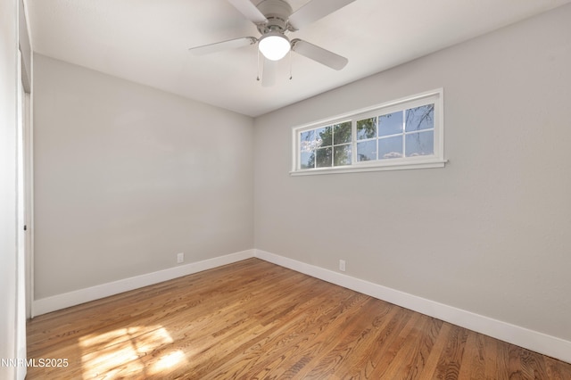 1600 Duke Way, Reno, NV 89502 - spare room with baseboards, light wood-style flooring, and ceiling fan