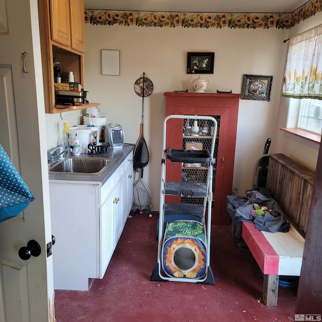 3860 Edwards Ln, Fallon, NV 89406 - kitchen featuring a sink and open shelves
