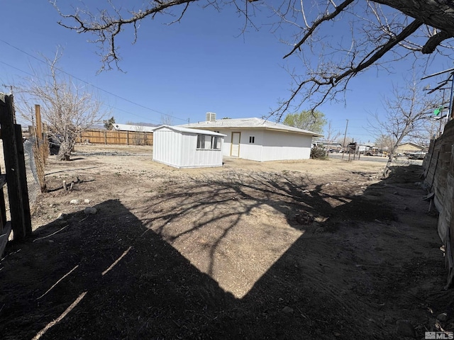 309 M St, Hawthorne, NV 89415 - view of yard with fence and an outdoor structure