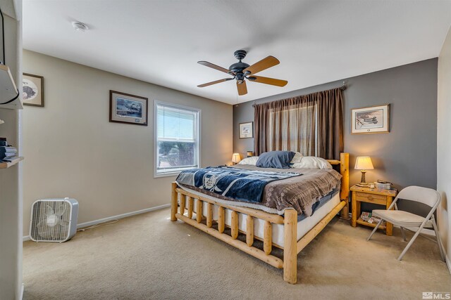 180 Shetland Cir, Reno, NV 89508 - carpeted bedroom with baseboards and ceiling fan