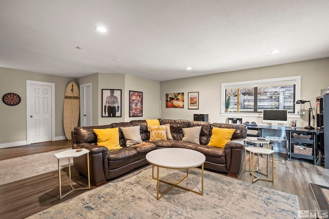 4400 Bridle Way, Reno, NV 89519 - living area with wood finished floors, recessed lighting, and baseboards
