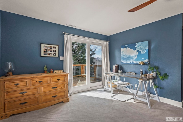 4400 Bridle Way, Reno, NV 89519 - carpeted office featuring a ceiling fan and baseboards