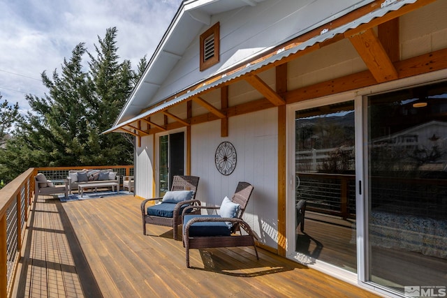 4400 Bridle Way, Reno, NV 89519 - wooden terrace featuring an outdoor hangout area